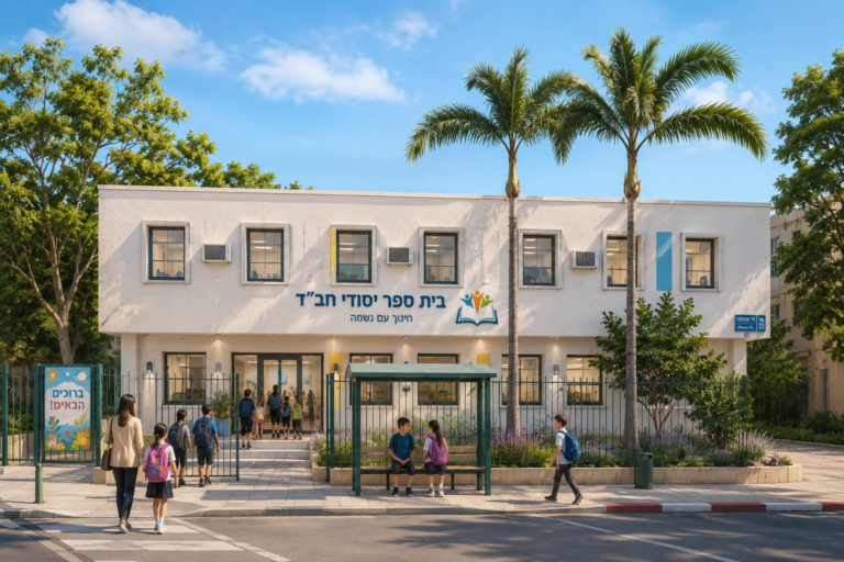 רעננה אחרי שתוכנית המגורים נכשלה, גם בית הספר של חב"ד נעצר