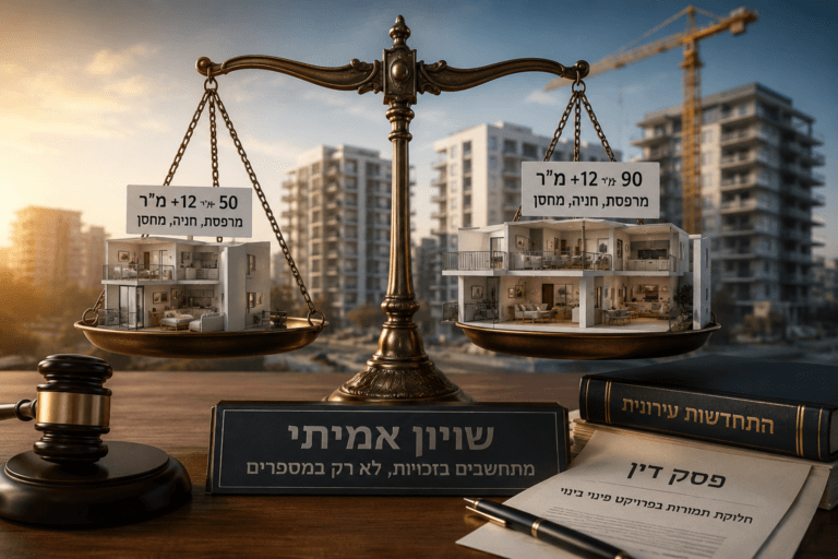 בעלי דירות גדולות קופחו בפינוי בינוי?