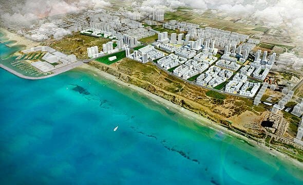 אושרה תוכנית להקמתן של 14 אלף יחידות דיור בחוף התכלת היוקרתי