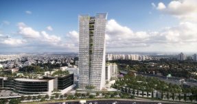 תקדים תכנוני ברעננה: מגדל מגורים ראשון באזור התעסוקה של אינפיניטי פארק מגדל אינפיניטי רעננה