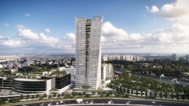 תקדים תכנוני ברעננה: מגדל מגורים ראשון באזור התעסוקה של אינפיניטי פארק מגדל אינפיניטי רעננה