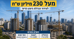מענקי עתק לרשויות: השרון בפנים – מיליונים להרצליה, רעננה וכפר סבא בעקבות זינוק בשיווקי הדירות