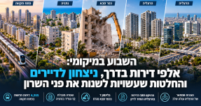 השבוע במיקומי: אלפי דירות בדרך, ניצחון לדיירים והחלטות שעשויות לשנות את פני השרון