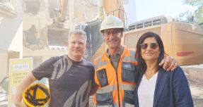 קבוצת ברוש ממשיכה לחדש את רחוב ביאליק ברמת השרון