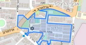 אושרה תכנית הפינוי בינוי בגורדון הרצליה,  425 דירות חדשות