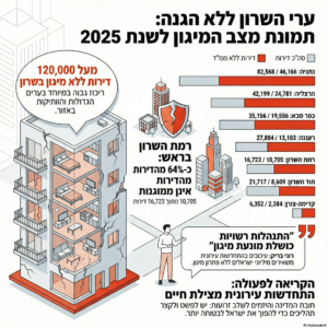  עשרות אלפי דירות ללא ממ"ד בערי השרון סכנה מיידית