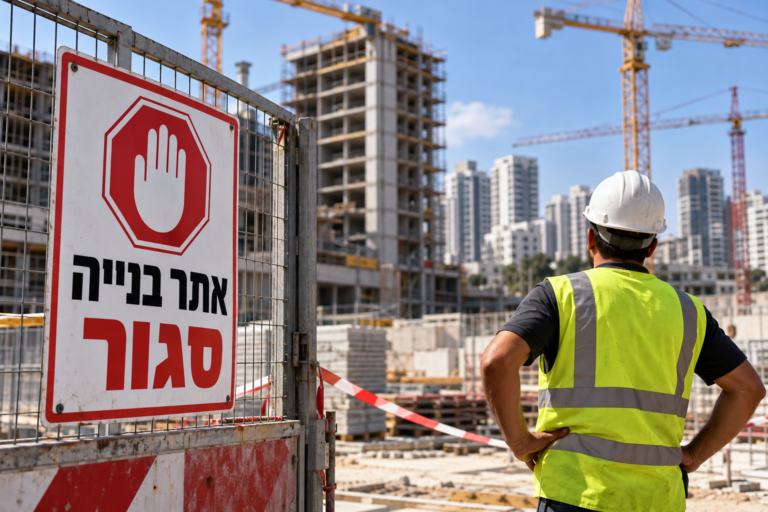 התאחדות הקבלנים נגד משרד העבודה: "אכיפת תקנות הבטיחות החדשות עלולה לעצור אלפי אתרי בנייה"